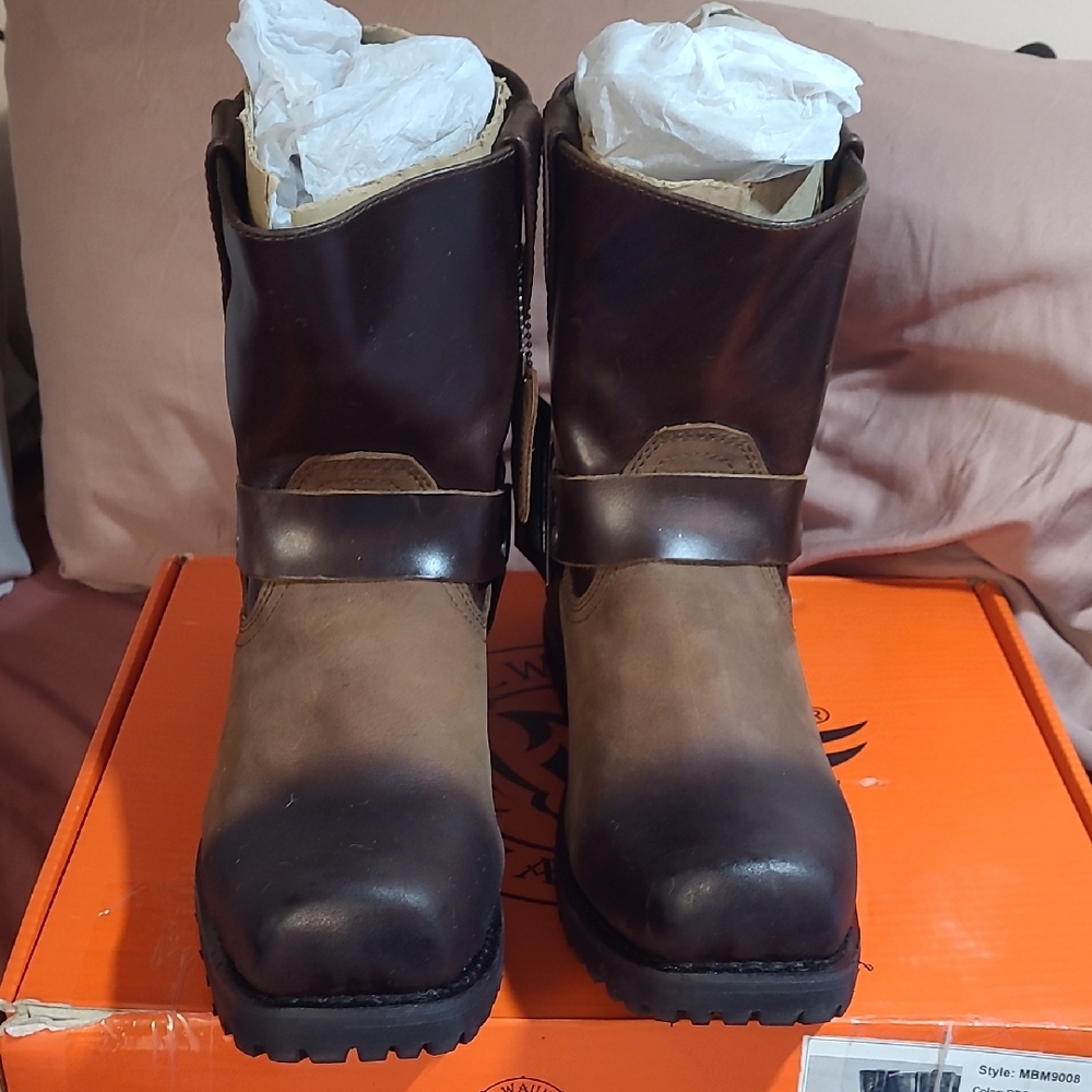 Milwaukee Leather Leather Boots - Size 14